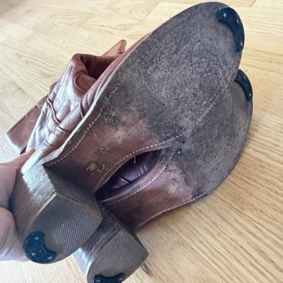 Fyre Campus Cuff Pull On Boots Made in USA Vintage Size 8.5B 8515 - Picture 3 of 6